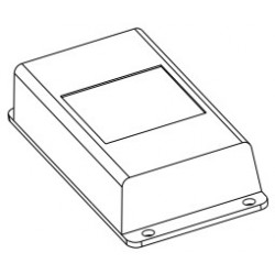 PP045W-S, Supertronic plastic enclosures, ABS, with flanges, PP series