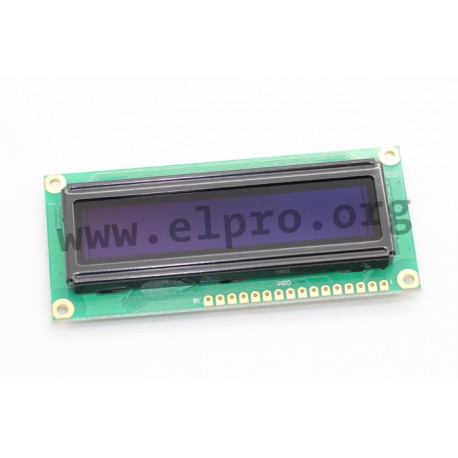 EAW162-X3LG, OLED, 2 Zeilen, 16 Zeichen