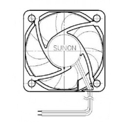, Sunon Lüfter, 50x50x10mm, 12V DC, EE/MF Serie
