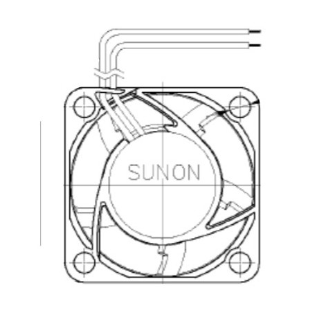 , Sunon fans, 40x40x20mm, 5V DC, MF series