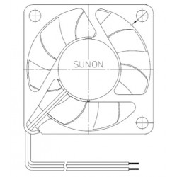 D03037450G-00, Sunon fans, 35x35x6mm, 5V DC, MF series