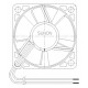 D03036080G-01, Sunon Lüfter, 35x35x10mm, 5V DC, MF Serie MF35100V1-1000U-A99