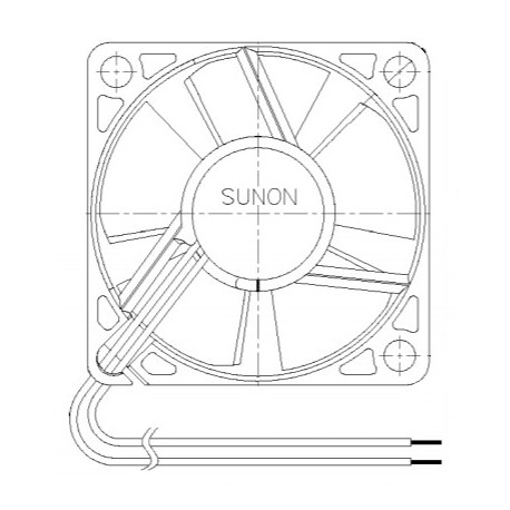 D03036080G-01, Sunon Lüfter, 35x35x10mm, 5V DC, MF Serie