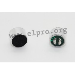 PMOF-9767NS-38DQ, Hitpoint microphone capsules, diameter 9,7mm, PMOF97 series