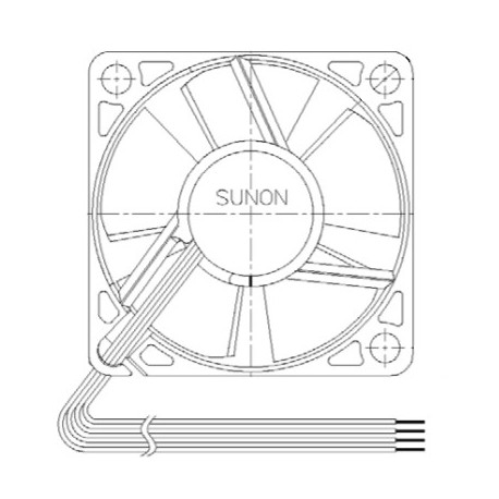 D03040120G-00, Sunon fans, 35x35x10mm, 5V DC, MF series