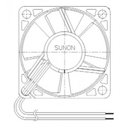 D03034350G-02, Sunon fans, 35x35x10mm, 12V DC, MF series