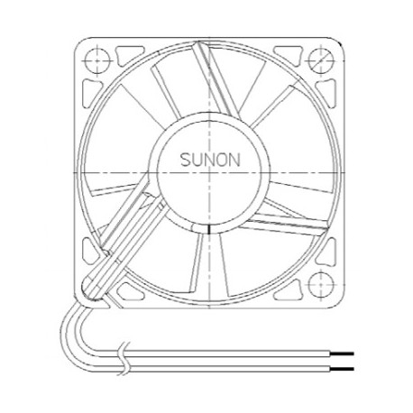 D03034350G-02, Sunon fans, 35x35x10mm, 12V DC, MF series