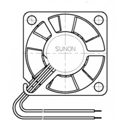 D03035000G-01, Sunon Lüfter, 30x30x15mm, 12V DC, MF Serie
