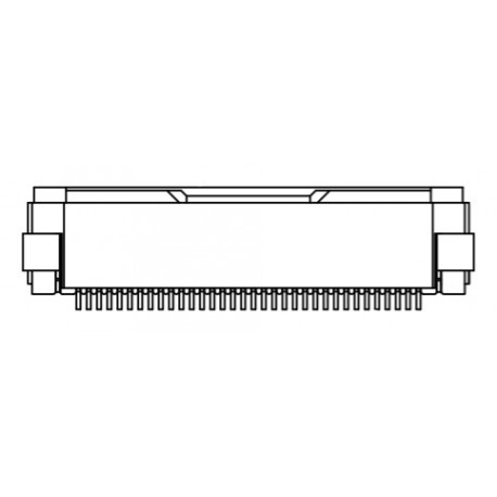 Z56-22-11110, ElectronAix ZIF connectors, SMD, pitch 0,5mm, gold-plated, Z5 series