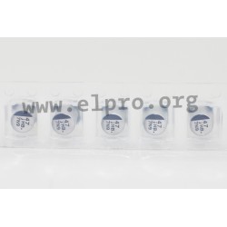 EEEHB1C100R, Panasonic electrolytic capacitors, SMD, 105°, 2000h, HB series