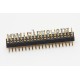 196-3-010-0-F-LS0, MPE Garry pin headers, SMD, pitch 1,27mm, turned contacts, gold-plated, 196 series 196-3-010-0-F-LS0