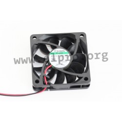 D06077660G-00, Sunon fans, 60x60x15mm, 12V DC, MF/HA/LFH series