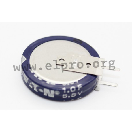 KR-5R5V105-R, Eaton Gold Caps, 5,5V, KR and KW series