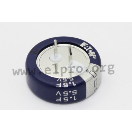 KR-5R5C105-R, Eaton Gold Caps, 5,5V, KR and KW series