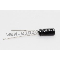 EEUEB1A101SH, Panasonic electrolytic capacitors, radial, 105°C, EB series