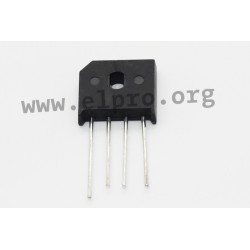 KBU604, Flachgleichrichter 6 A