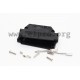165X10169XE, Conec D-sub backshells, plastic, 165X101 series 165X10169XE