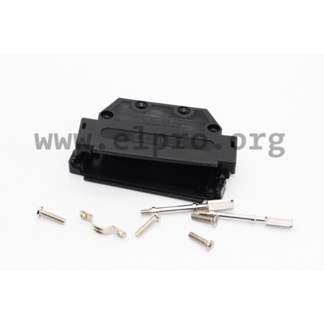 165X10169XE, Conec D-sub backshells, plastic, 165X101 series