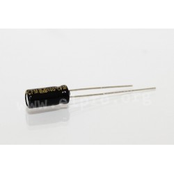 EEUFM1C121, Panasonic electrolytic capacitors, radial, hybrid electrolytic, 105°C, FM series