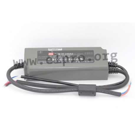 PWM-90-24DA2, Mean Well LED drivers, 90W, IP67, PWM output voltage, DALI interface, PWM-90 series