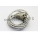 3001169, with Schuko plug, 0,75mm² SK 1,5m kieselgrau 0,75mm² 3001169