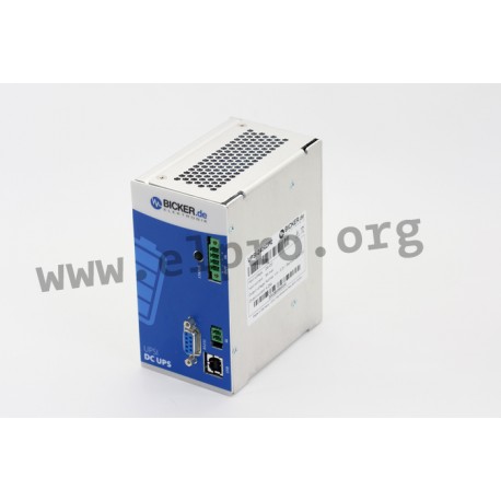 UPSI-2406DP2, Bicker Elektronik uninterruptible power supplies UPS, 12 to 24V, with supercaps, UPSI-DP series