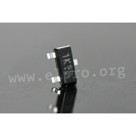 2N7002K, ON Semiconductor SMD small signal MOSFETs, SOT23 housing, 2N/FDV/NDS series