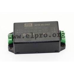 MPM-90-15ST, Mean Well switching power supplies, 90W, for medical technology, PCB, MPM-90 series