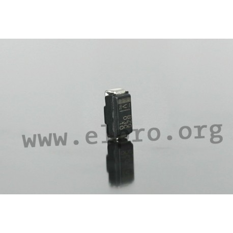 BZG03C120-M3-08, Vishay Zener diodes, 3W, SMD, SMA housing, BZG03C series