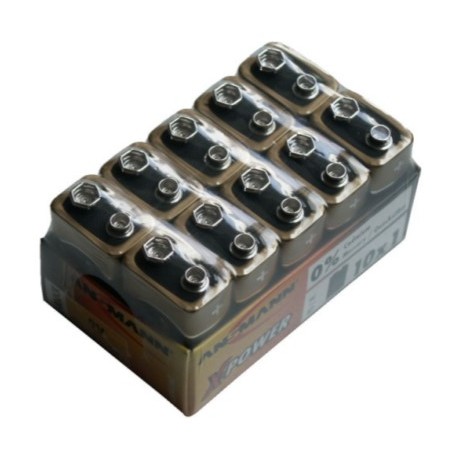 5015711-888, Ansmann Alkali-Mangan-Batterien, 1,5V und 9V, X-Power Serie