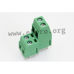 ETB32040G000Z, ECE terminal blocks, pitch 3,81mm, 10A, 2-level screw-cage clamp principle, ETB32 series