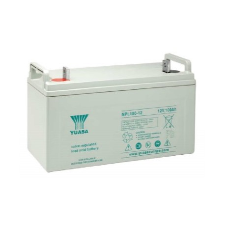 NPL100-12, Yuasa lead-acid batteries, 12 volts, NPL series