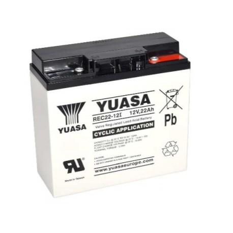 , Yuasa lead-acid batteries, 12 volts, RE/REC/REW series
