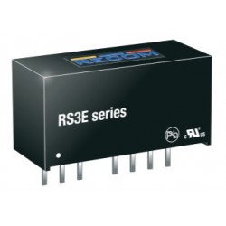 RS3E-1205S/H3, Recom DC/DC converters, 3W, SIL8 housing, RS3 series