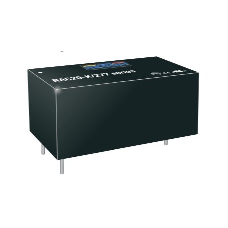 RAC20-12SK/277, Recom AC/DC converters, 20W, PCB, RAC20-K/277 series