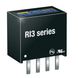 RI3-1212S, Recom DC/DC converters, 3W, SIL4 housing, RI3 series