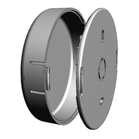 1551SNAP13GY, Hammond small enclosures, ABS, for wall mounting, 1551SNAP series