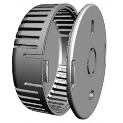 1551V12WH, Hammond small enclosures, ABS, for wall mounting, 1551SNAP series