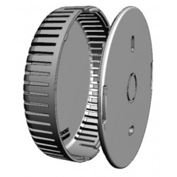 1551V13GY, Hammond small enclosures, ABS, for wall mounting, 1551SNAP series