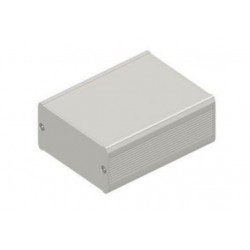 TUF 80 42 100 SA, Fischer tube enclosures, natural-coloured or black anodised, TUF series