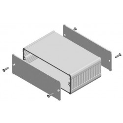 TUF 120 42 160 SA, Fischer tube enclosures, natural-coloured or black anodised, TUF series