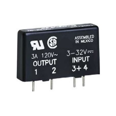MPDCD3, Sensata/Crydom solid state relays, 3A, 60V, transistor output, DC voltage, SIL housing, MP series