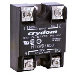 H12WD4850PG, Crydom solid state relays, 50 to 125A, 660V, thyristor output, H12WD and H16WD series