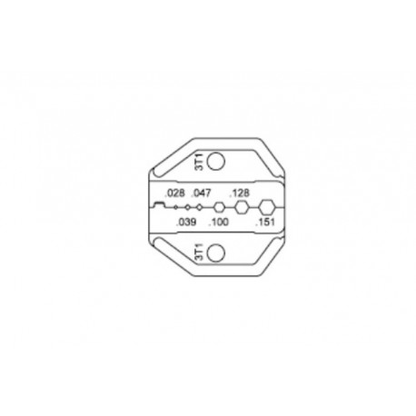 HT-3T1, Hanlong universal crimping pliers, various dies, HT series