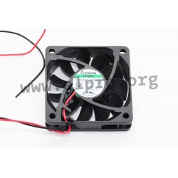 D06077160G-00, Sunon fans, 60x60x15mm, 12V DC, MF/HA/LFH series
