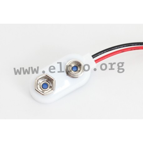 , battery clips, for Nine-volt battery