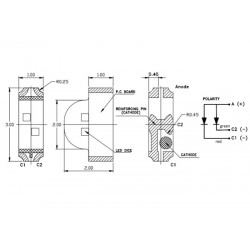 LTST-S326KGJRKT, LiteOn SMD-Leuchtdioden, zweifarbig, klar, Side View, LTST-S326 Serie