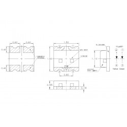 LTST-C195KGJSKT, LiteOn SMD-Leuchtdioden, zweifarbig, klar, 0606 Gehäuse, LTST-C195 Serie