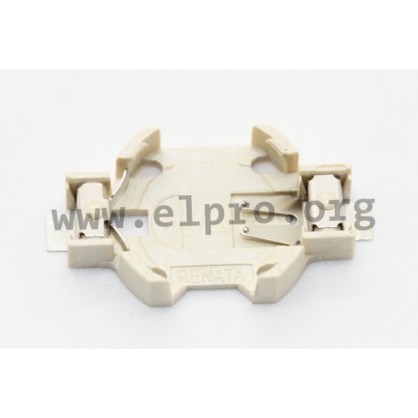 SMTU1632-LF, Renata button cell holders, horizontal and vertical, for THT and SMT