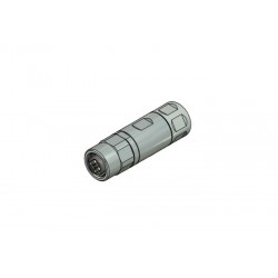 43-00421, Conec circular connectors, shielded, axial, with crimp connection, SAL M12x1 series